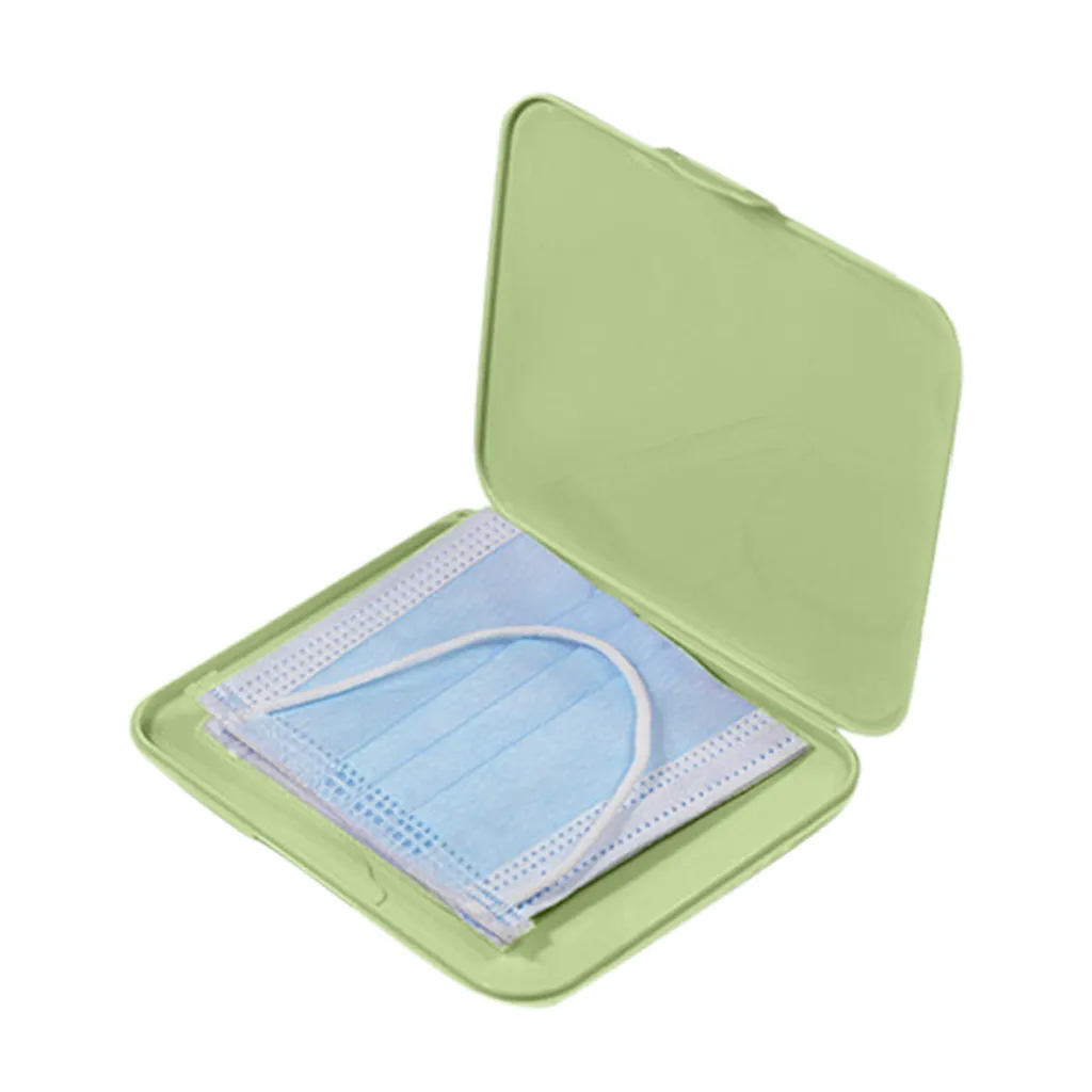 

Fashion Portable Facemask Holder Face Mask Storage Box Case Save Mask Boxes mascarillas 4colors Boxes Storage