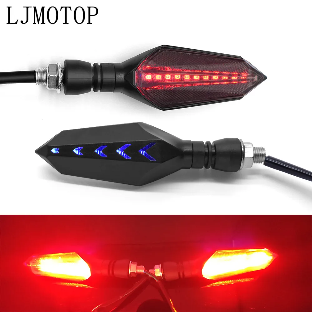 2020 Сигналы поворота для мотоцикла водонепроницаемый мотокросс светодиодные