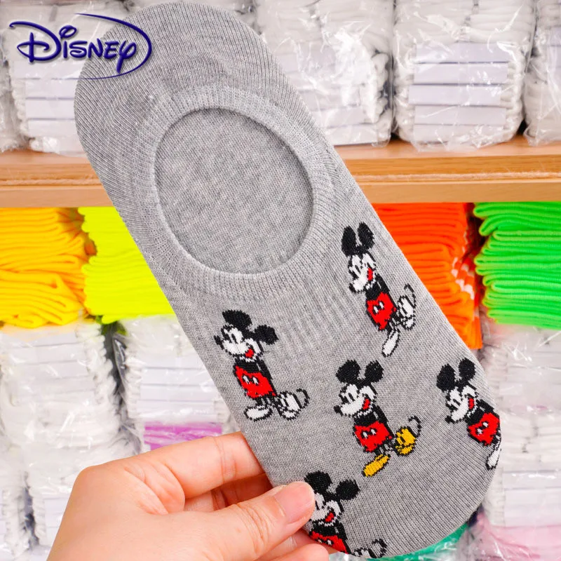 Disney новые мужские Носки с рисунком Микки Мауса хлопковые носки мужские повседневные носки большого размера