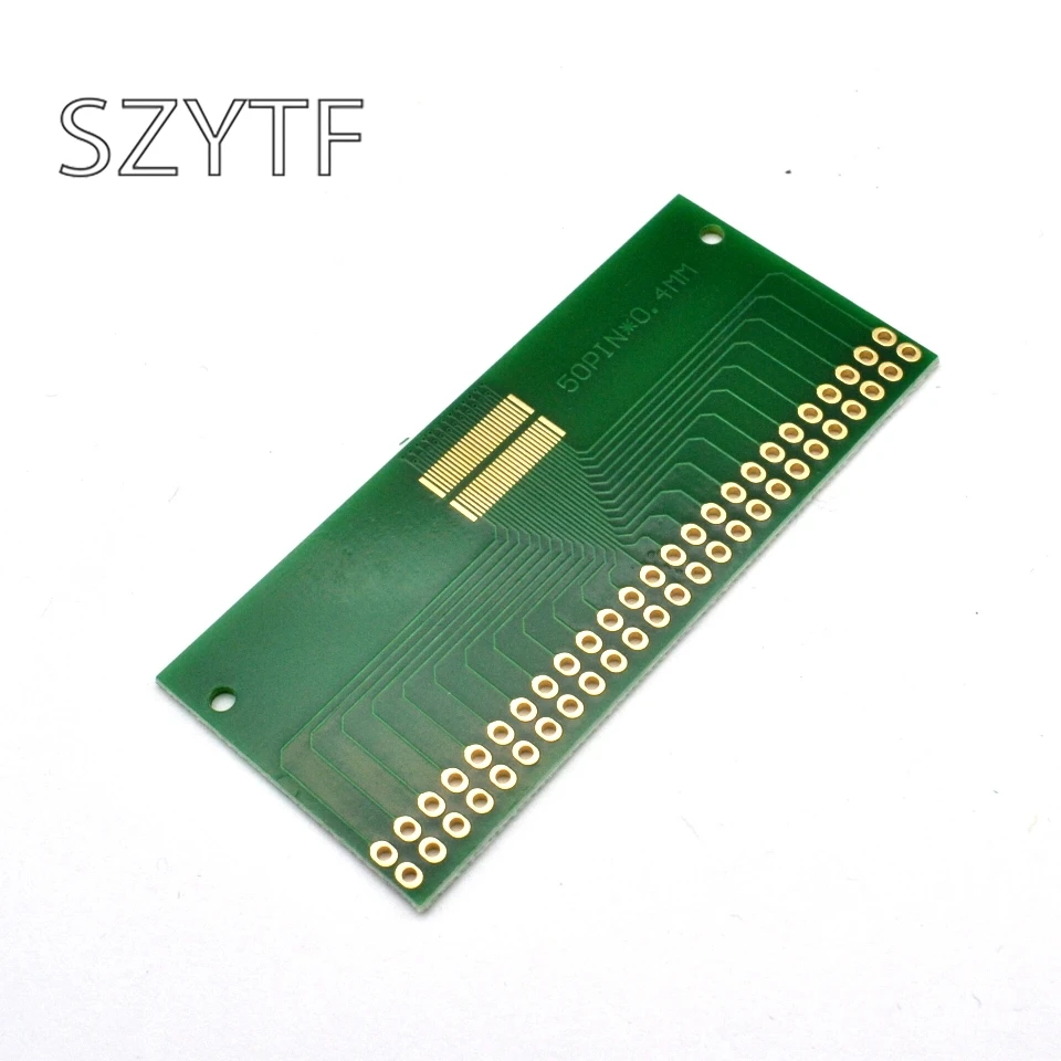 5 шт./пакет двухрядные 50pin 0 4 мм Шаг TFT LCM ЖК-дисплей Универсальный адаптер пластина