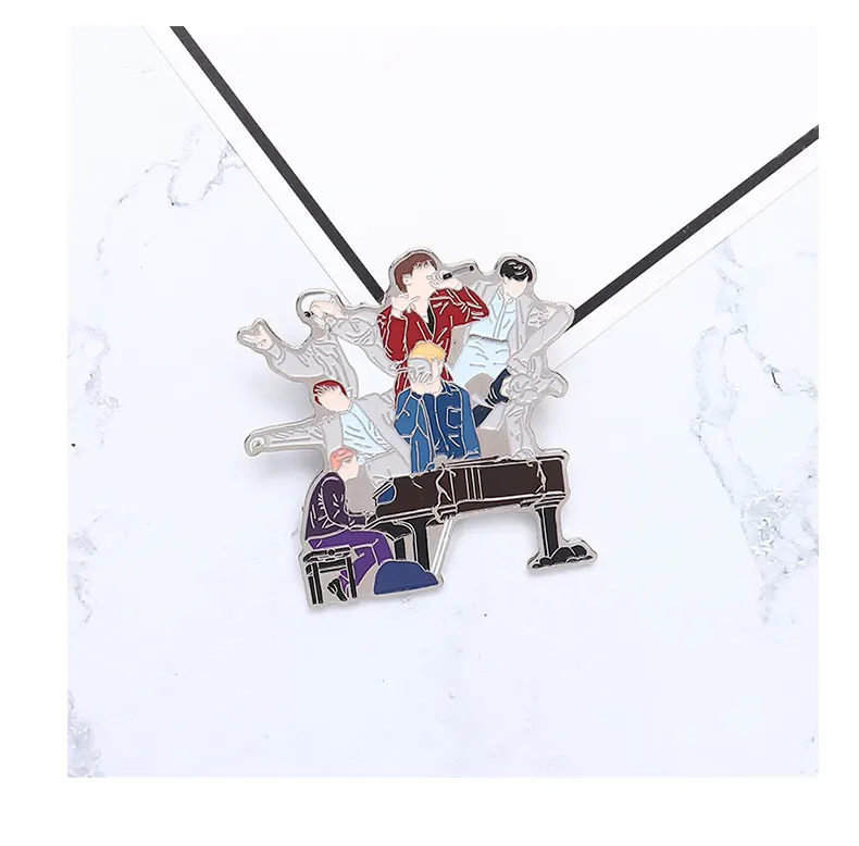 Kpop Bangtan мальчики булавка брошь значок аксессуары для одежды украшение для рюкзака