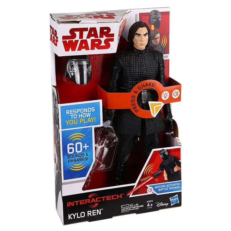 

Hasbro Star Wars E8 Kyloren Sound and Light Electricity Doll 12-inch Doll Model Figures Toy Gifts Collection Hobbies