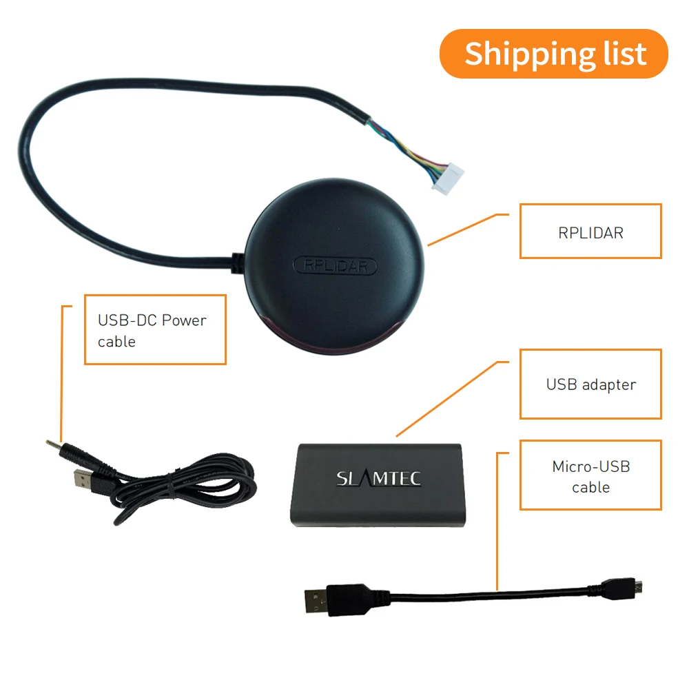Verkauf Slamtec RPLIDAR A3 2D Laser Palette Sensor Kit,25meter Scannen Radius Lidar Modul Für Roboter/Navigation AGV/UAV/Maker Bildung