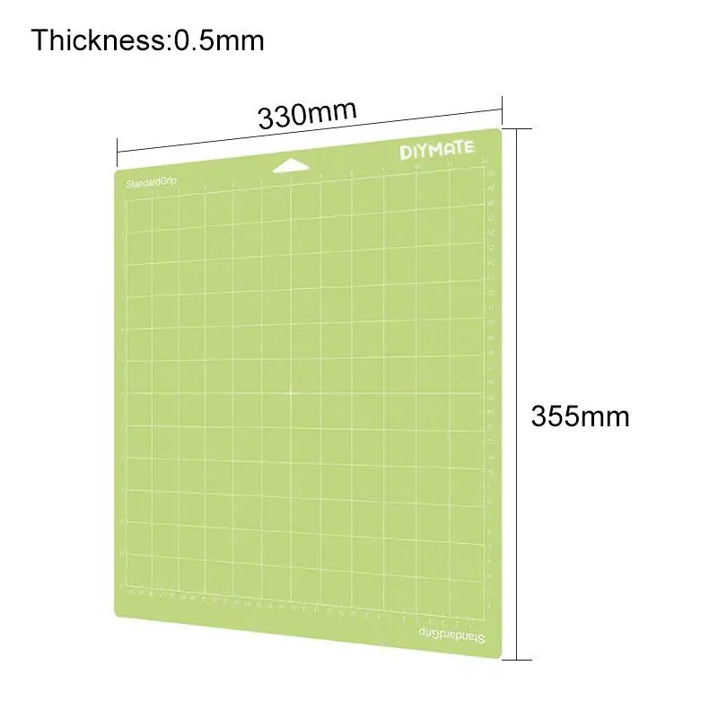 3pcs Mixed Color Engraving Machine Base Plate Cutting Mat For Cricut/cameo 4 With Adhesive Pvc Mats | Канцтовары для офиса и