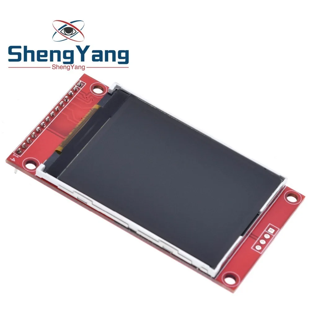 2," 2,4 дюйма 240x320 SPI TFT lcd модуль последовательного порта 5 В/3,3 В PCB адаптер Micro SD карта ILI9341 ЖК-дисплей белый светодиодный для Arduino
