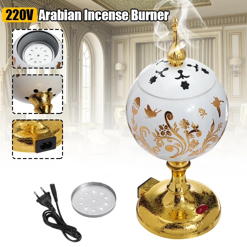 220 В курильница в арабском исламском стиле электрическая мини квадратные