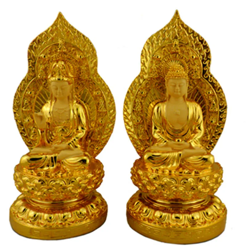 Полимерные гальванические золотые предметы мебели MAITREYA Будда ремесла Домашнее