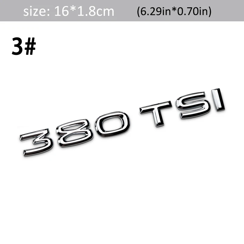 AQTQAQ 1 комплект 3D Металл 330 380 TSI 530 V6 Автомобильная боковая брызговик задний
