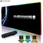 Коврик для мыши Alienware RGB черный большой игровой аксессуар цветной компьютерный коврик для клавиатуры Настольный коврик для ноутбука геймера коврик для мыши