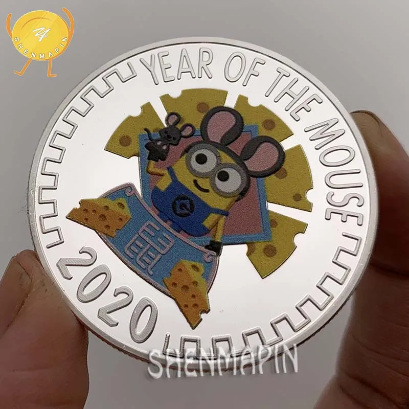 2020 год мыши памятные монеты Елизаветы II серебряные счастливая мышь отправить