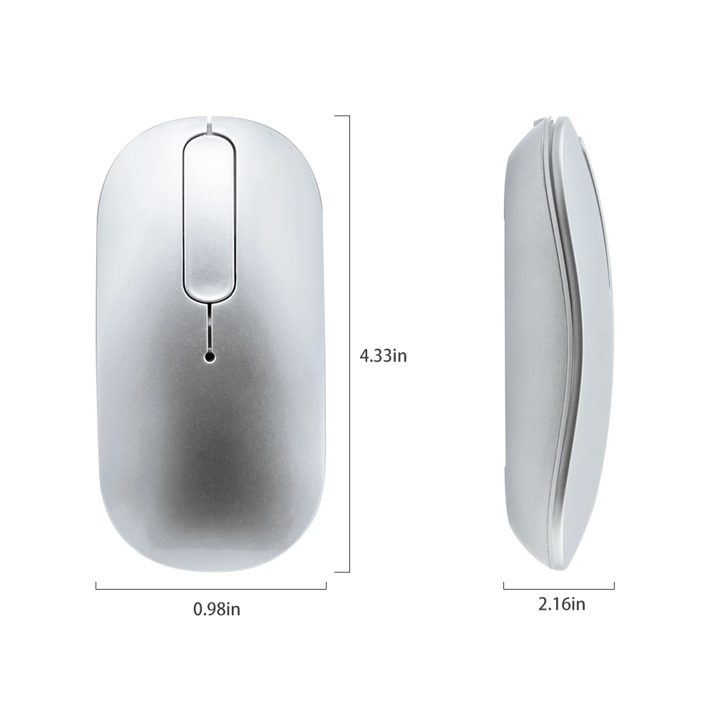 CHYI Беспроводная Bluetooth 4 0 оптическая Бесшумная компьютерная мышь перезаряжаемая