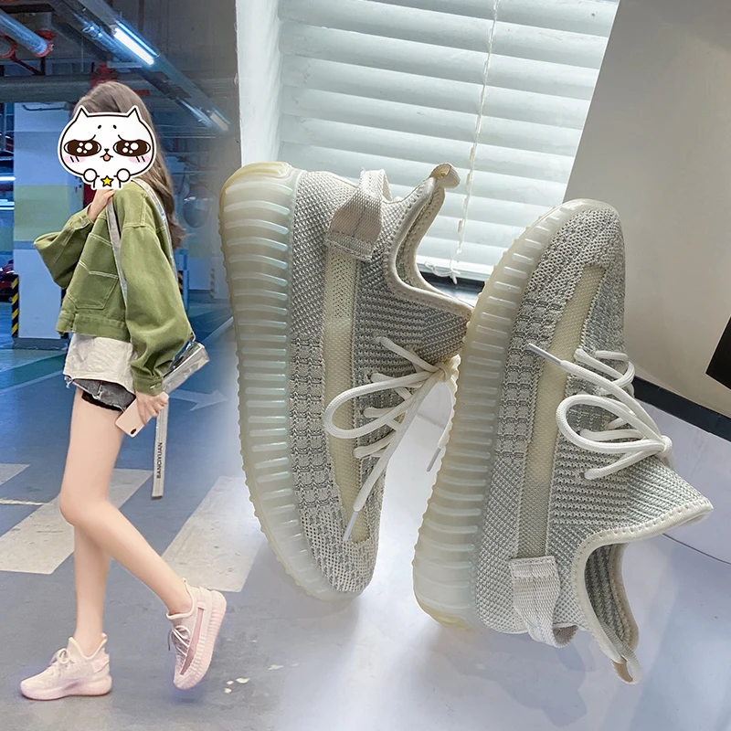 

Женская сетчатая дышащая обувь, Новинка лета 2021, спортивная обувь для студентов, легкие кроссовки на мягкой подошве для фитнеса и бега