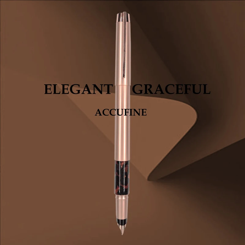 Ручка перьевая винтажная a00657 латунные карандаши с чернилами для школы и офиса