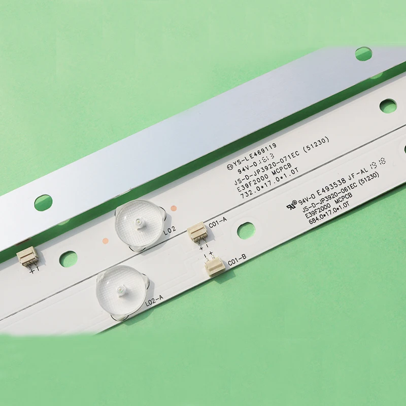 Светодиодная лента с подсветкой для JS-D-JP3920-061EC JS-D-JP3920-071EC E39F2000 MCPCB AKAI AKTV401 AKTV403 AKTV4021