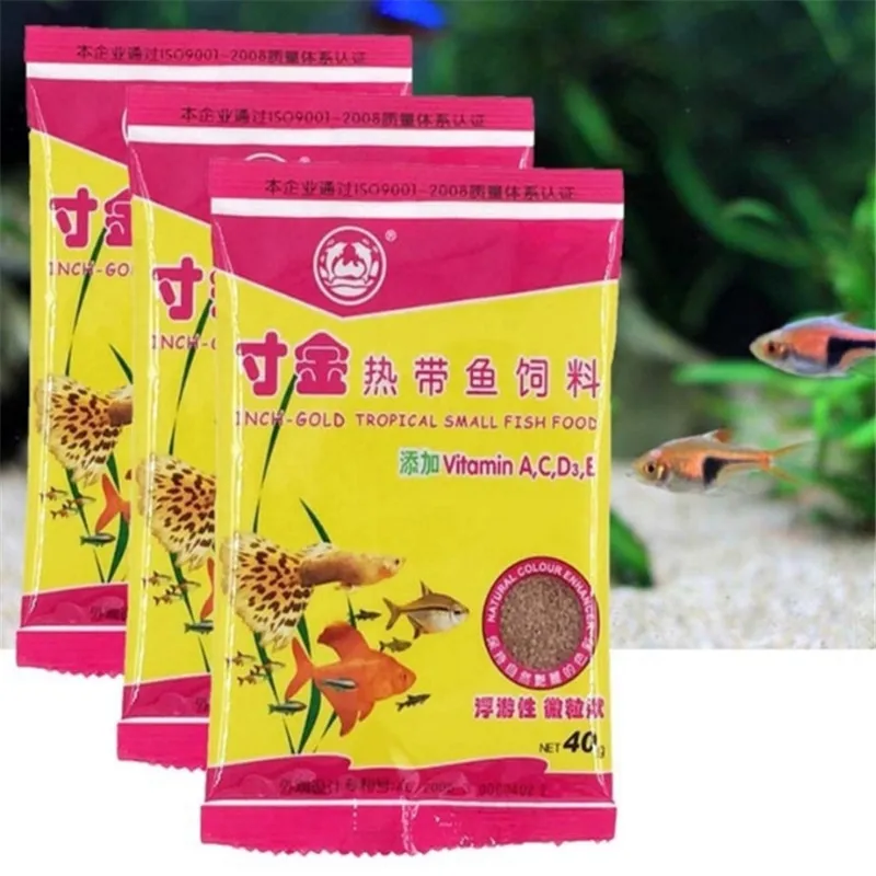 Горячая Распродажа 2020 40 г/пакет посылка кормления Еда тропический корм для рыб