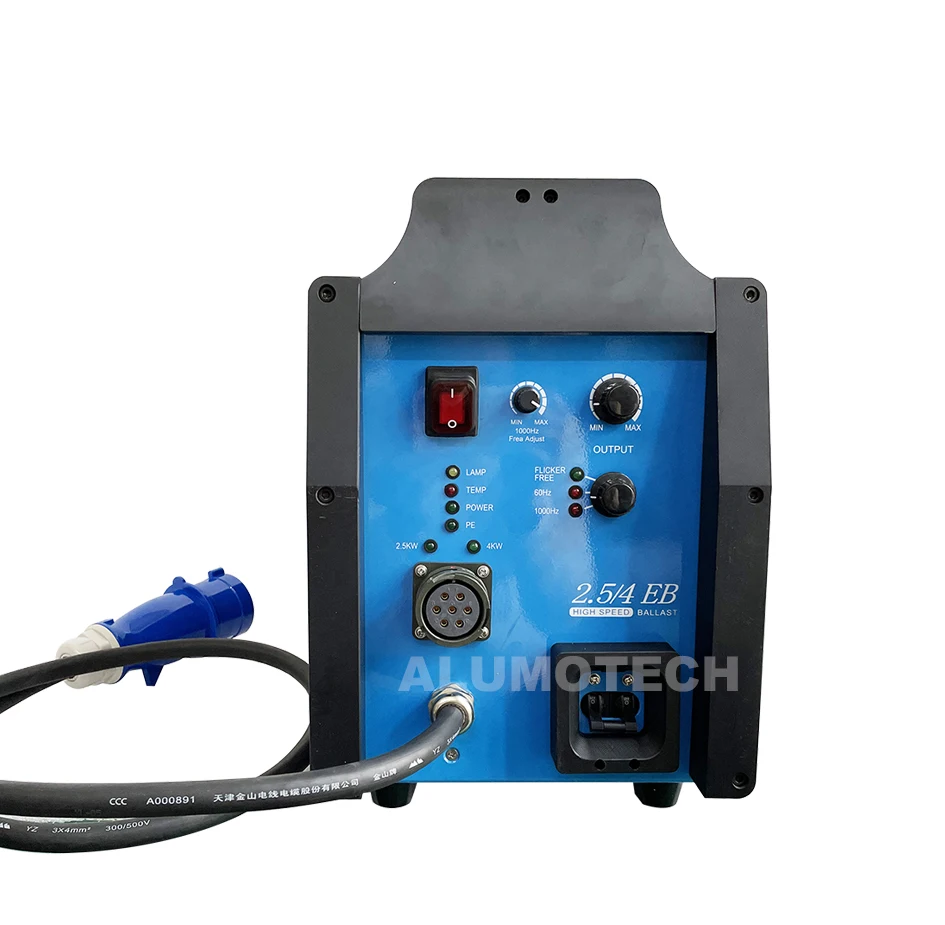 

Высокоскоростной 1000 Гц HMI электронный балласт ALUMOTECH Для M40 220 ~ 240 В 2500 Вт 4000 Вт 2,5/4K световая головка Фотография Студия видео пленка