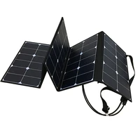 portable 100w solar panel cell folding solar panel system for solar power station