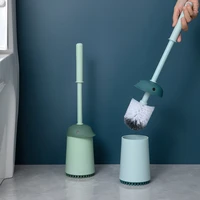 household simple toilet brush creative soft hiar cleaning brush bathroom cleaning long handled brush bathroom accessories