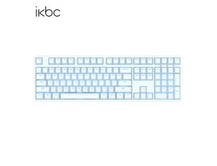 

Клавиатура IKBC F108 механическая, игровая клавиатура без клавиш, с синими светодиодами и подсветкой cherry mx