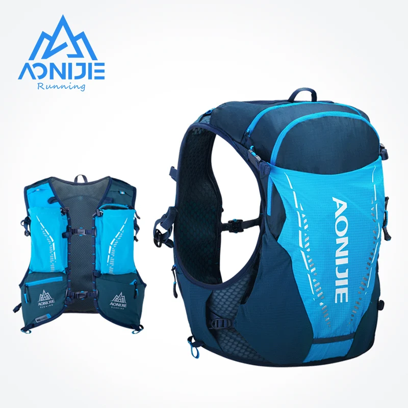 

SM Size AONIJIE C9103S New Ultra Vest 10L Hydration Backpack Pack Bag With 420ml Soft Water Flask Hiking Trail Running Marathon