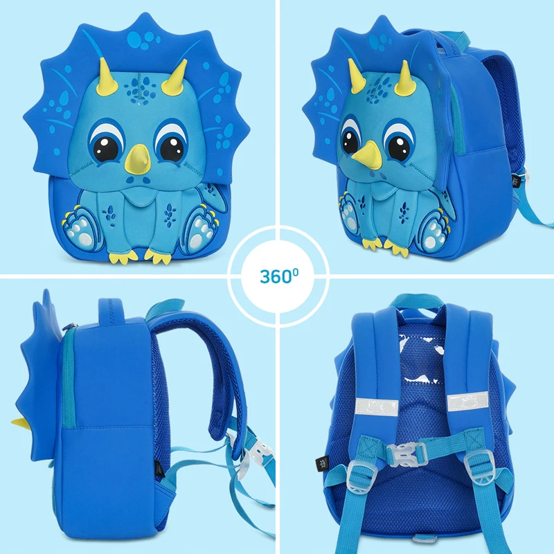 Cocomilo kids bag 3-5 years Cartoon Animal pattern Children Backpacks Dinosaur kindergarten Schoolbag Unicorn