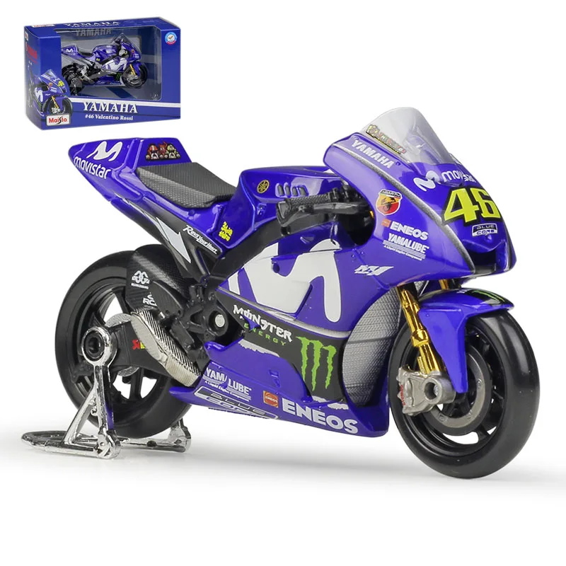 

Toys Maisto 1:18 2018 YAMAHA YZR M1 46 V.Rossi Andrea Honda Repsol RC213V 93 Marquez Racing Metal Diecast Scale Motorcycle Gifts