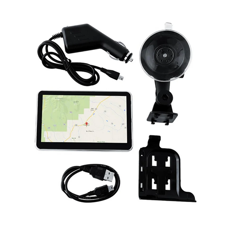 

5 inch FM Transmission Mirror Touch Screen 8GB Car Truck HGV LGV GPS Navigation EU Lifetime Map POI XGODY 560 Car Electronics