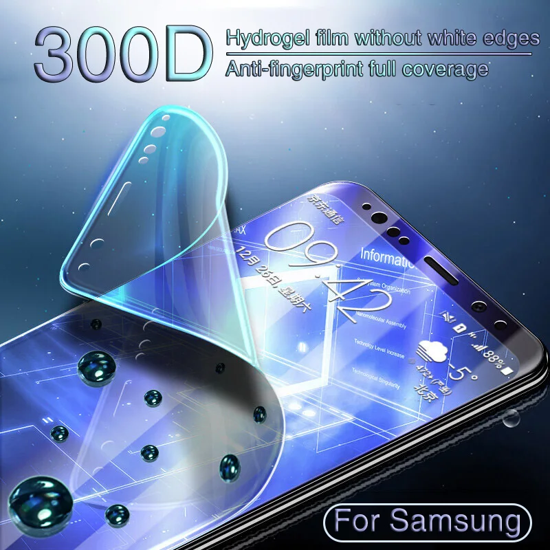 Гидрогелевая пленка для Samsung galaxy s8 plus s10 s9 Защита экрана A50 A10 A30 note 8 9 не стекло |