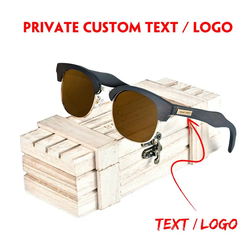 

BOBO BIRD Sunglasses Women Men Polarized Wood Metal Frame Sun Glasses UV400 Eyewear okulary przeciwsloneczne damskie in gift Box