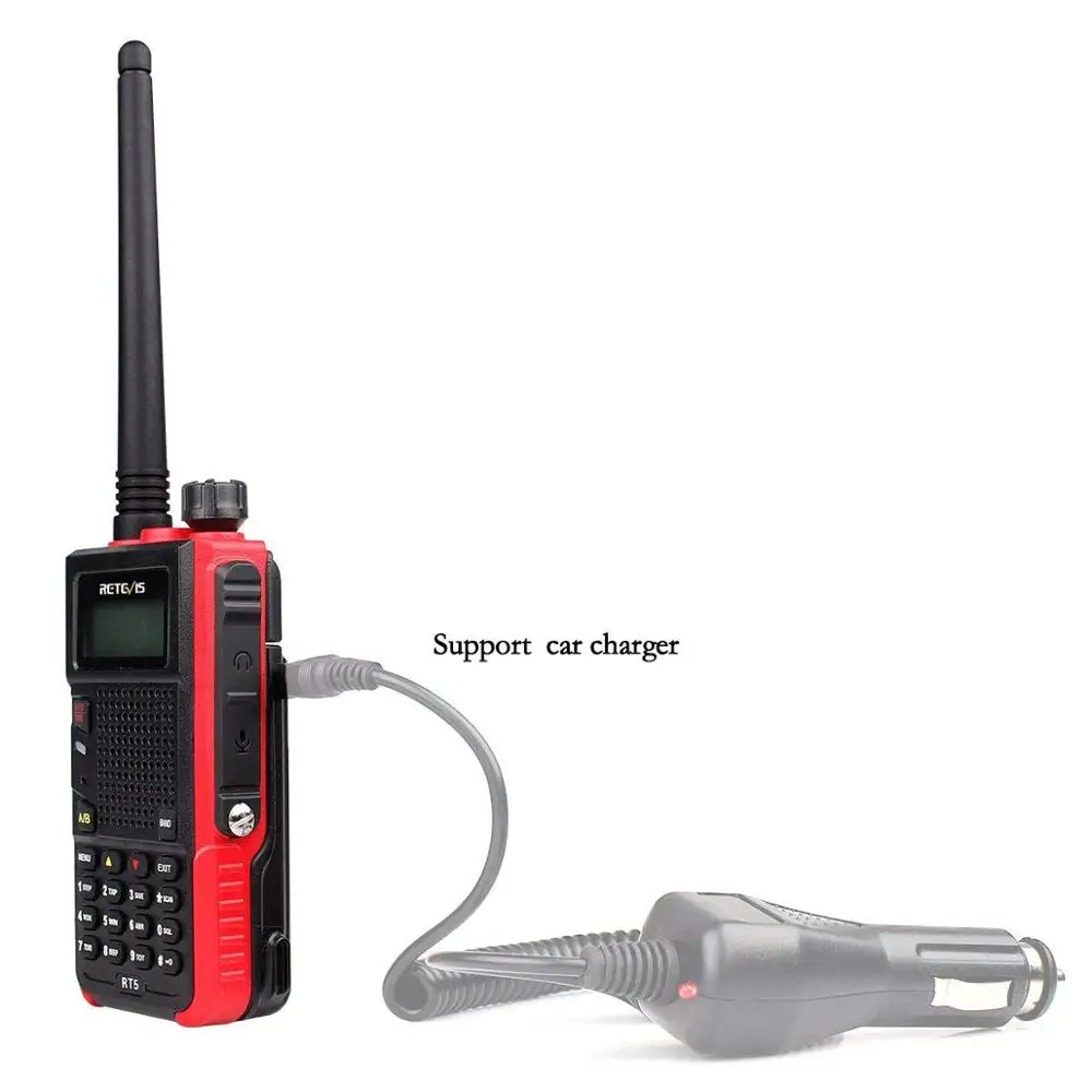 Portable Walkie Talkie 2pcs Retevis RT5 7W 128CH VHF UHF Dual Band VOX FM Radio Station Radio Transceiver Walkie-Talkie Pair