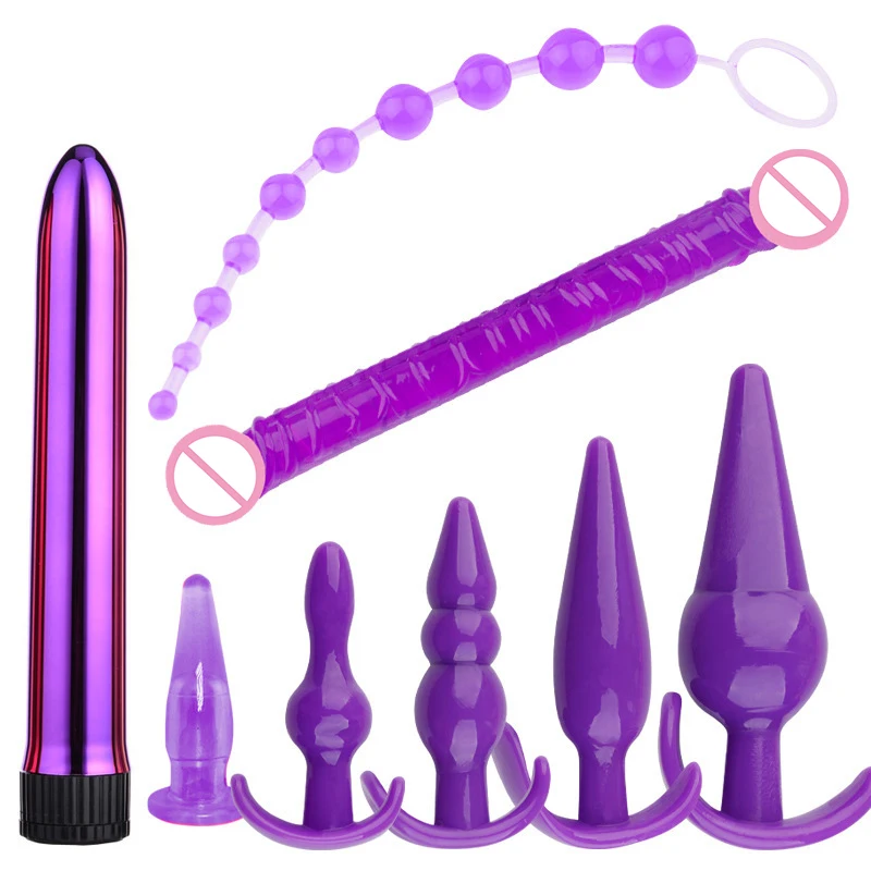 8 шт./комплект анальная пробка вибратор для мастурбации|Анальные пробки| |