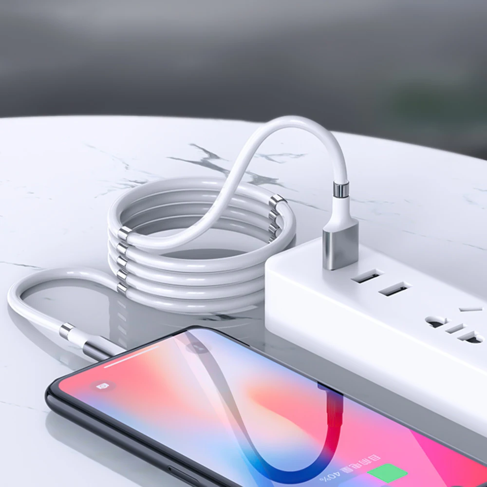 Магнитное притяжение supercalla USB кабель для зарядки Мобильный телефон Быстрая