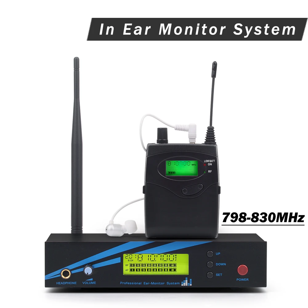 В ухо монитор UHF беспроводная система EW 300 IEM G2 Двойной передатчик мониторинг бодипак Профессиональный для сценического представления