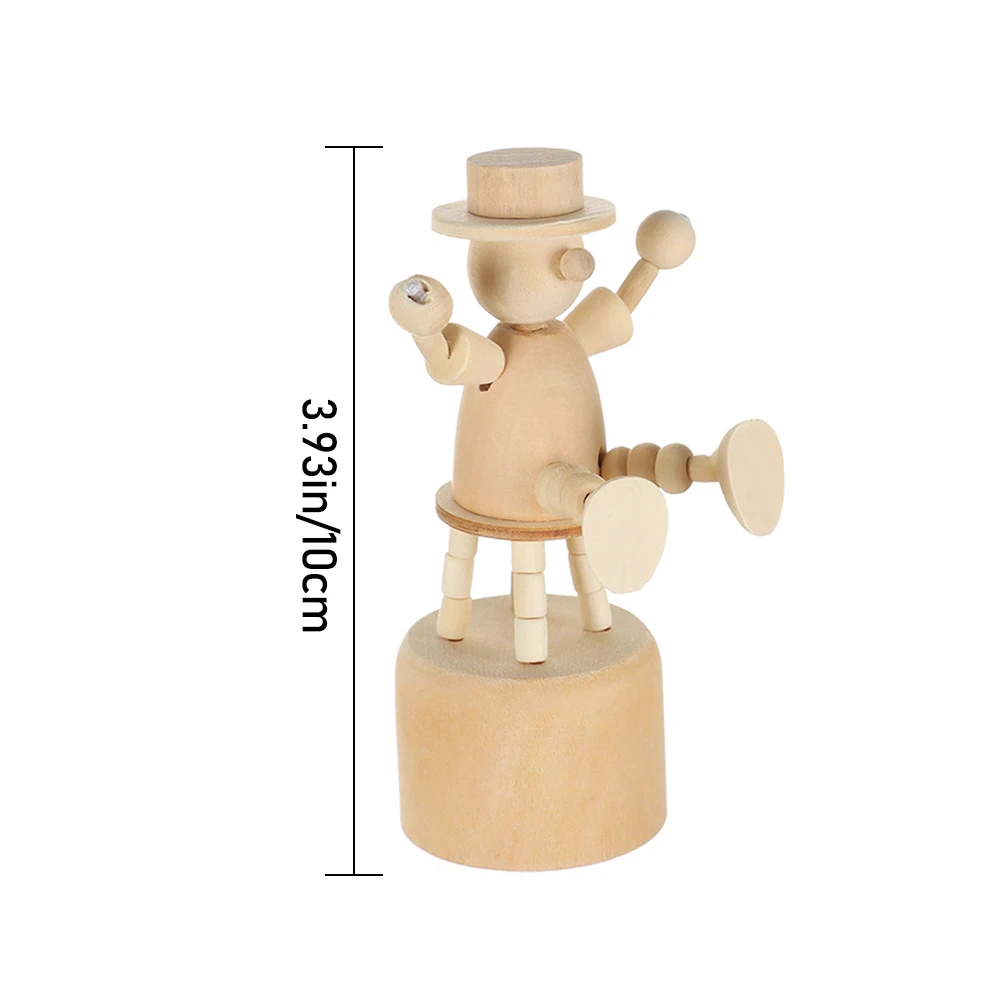 1 шт. деревянная подвижная мини-игрушка в виде животного | Дом и сад