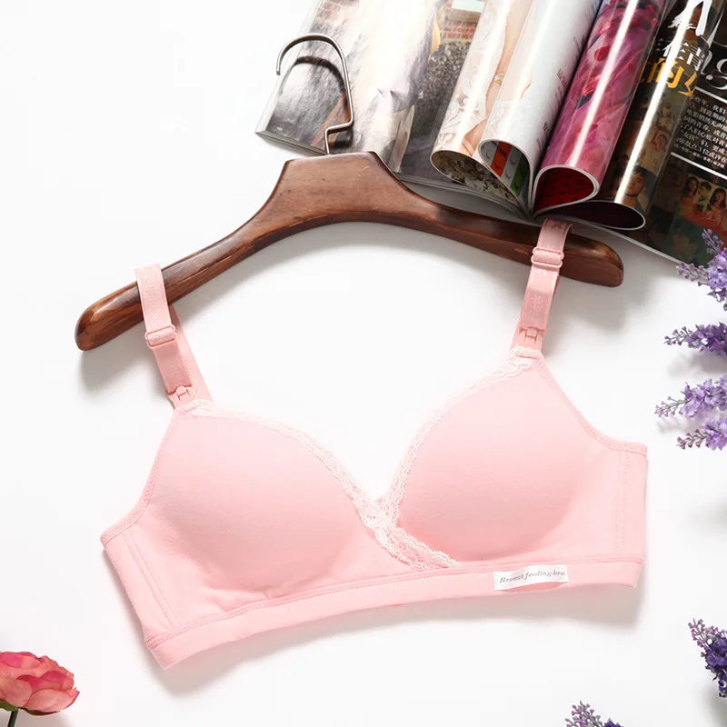 

2021 Women Maternity Bra For Feeding Pregnancy Breastfeeding Bra Nursing Underwear Clothes For Pregnant Women Clothing Plus Size