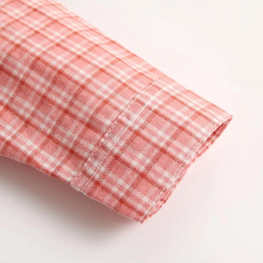 

Baby girl clothes spring and autumn baby jumpsuit plaid newborn clothes long-sleeved baby boy clothes bodysuit for newborn