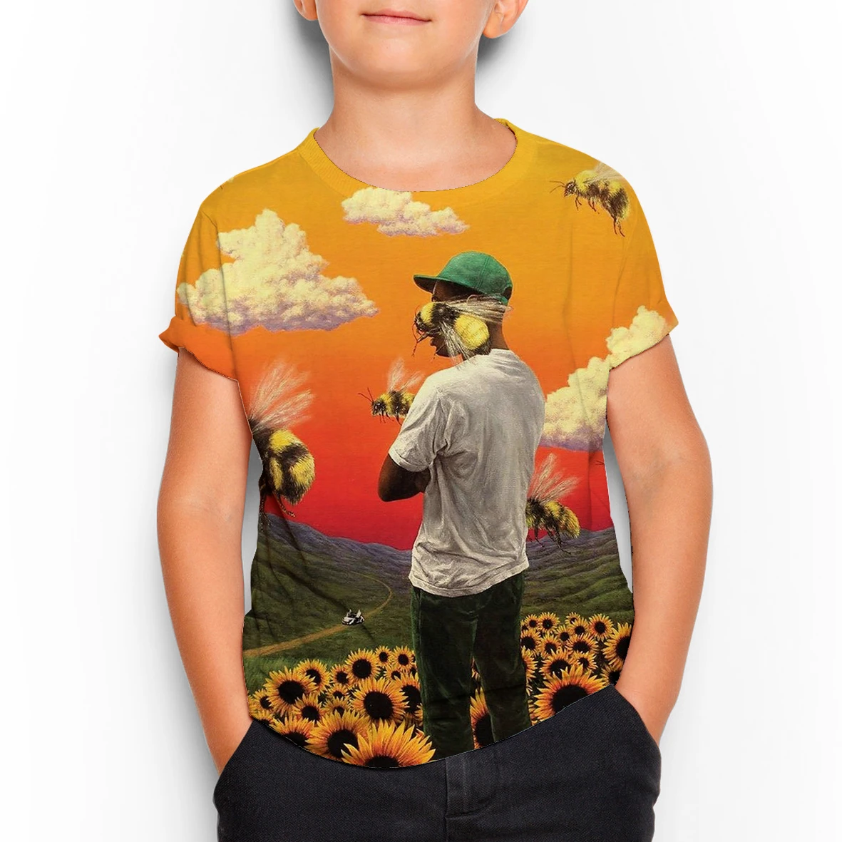 

Kawaii Aesthetics Kids Boys T Shirt Flroal 3D Print Cartoon T-Shirts Funny For Girls Boy T-Shirt Children Clothes Tops Tshirts