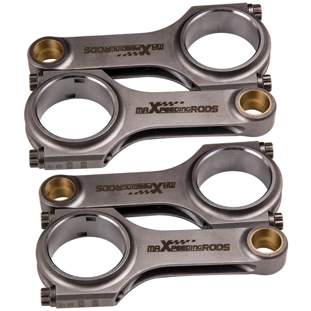 

Connecting Rods + ARP Bolts for BMW E30 M3 S14B23 88-91 L4 Conrods Con Rod 144mm H Beam Connect Rod Piston Pin Bielle Pleuel