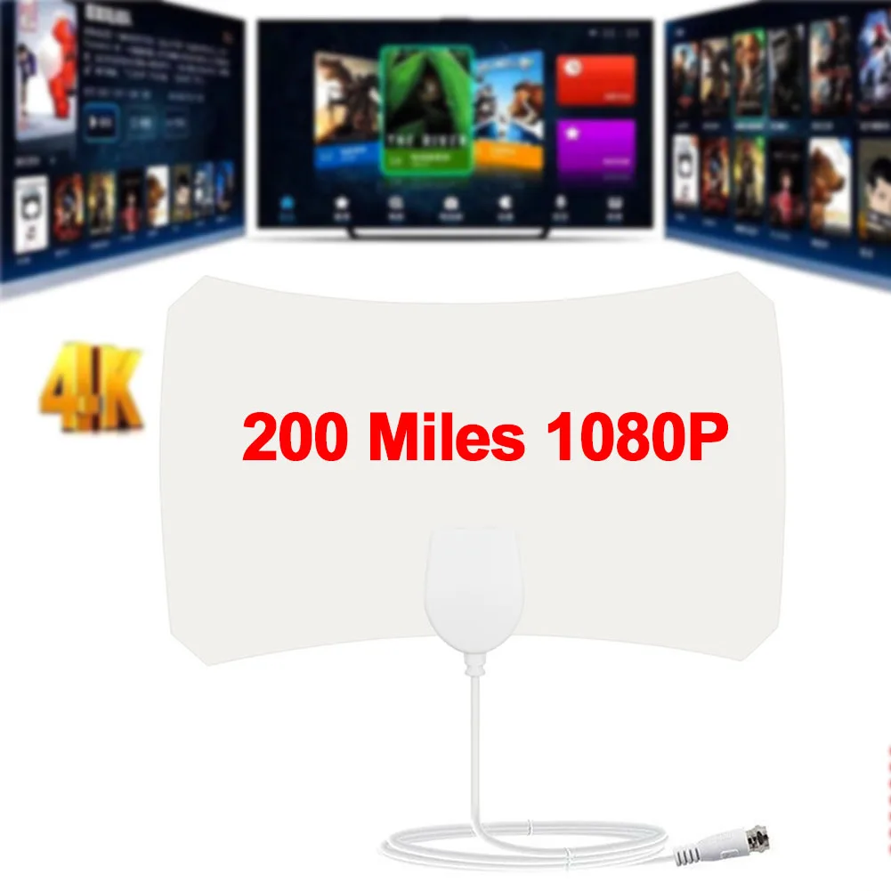 Skylink HDTV Indoor без усилителя 200 Mile Range HD портативный мини 1080P TV цифровая прочная