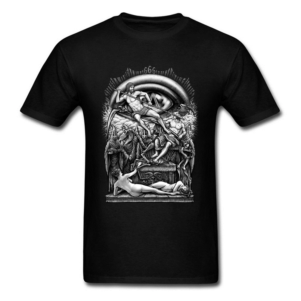 Мужская футболка с принтом Европейский художественный дизайн большие размеры