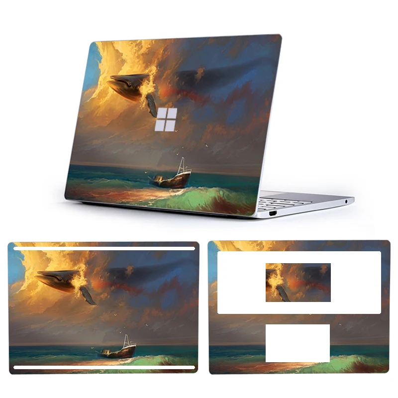 Наклейки на ноутбук для microsoft Surface Book 2 13,5 15 дюймов, окрашенный Полностью Защитный чехол для Surface book 13,5, чехол для ноутбука
