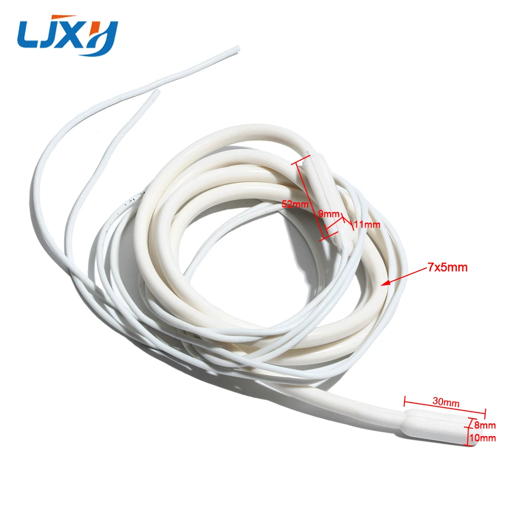 

LJXH 4~7m White Silica Gel Defrost Heater Wire Water Draining Defroster Refrigeration House Sewer Antifreeze Waterproof Band