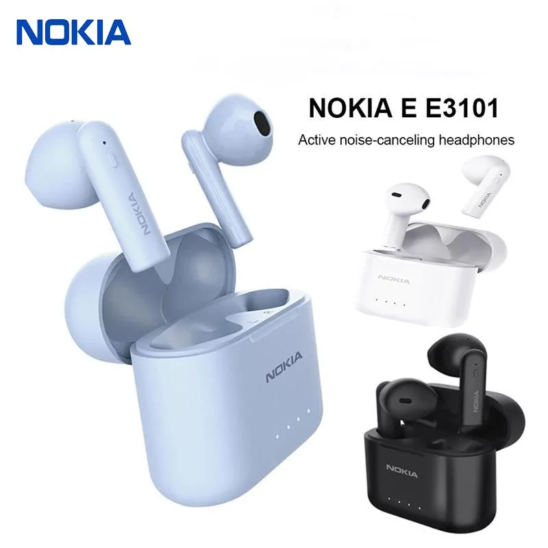 

Оригинальные беспроводные наушники Nokia E3101, Bluetooth 5,1, стереонаушники с басами, беспроводные наушники с шумоподавлением, HD-звонок с микрофоном