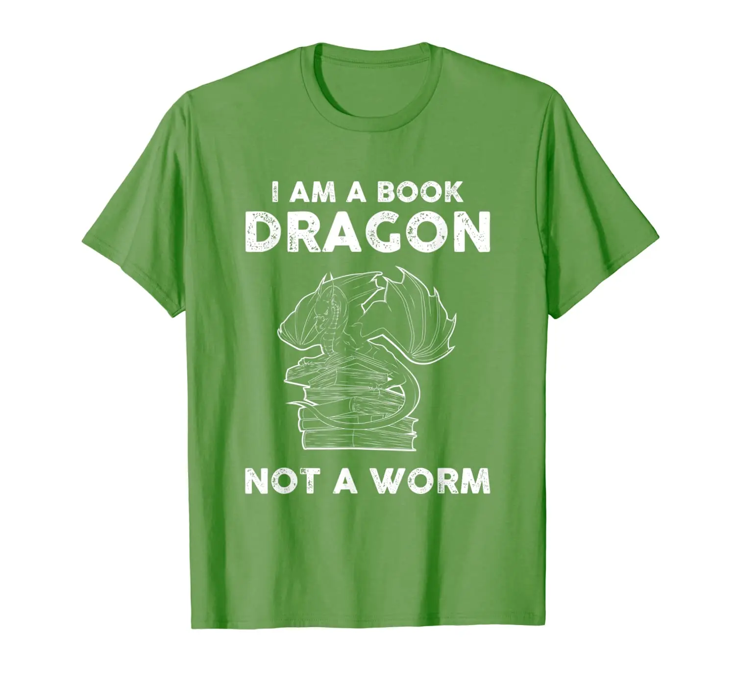 Забавная футболка с надписью I am A Book Dragon Lover|Мужские футболки| |