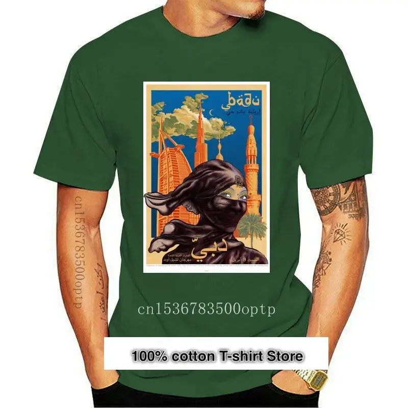 

Camiseta Erykah Badu Dubai para hombre, camisa informal de concierto, 1