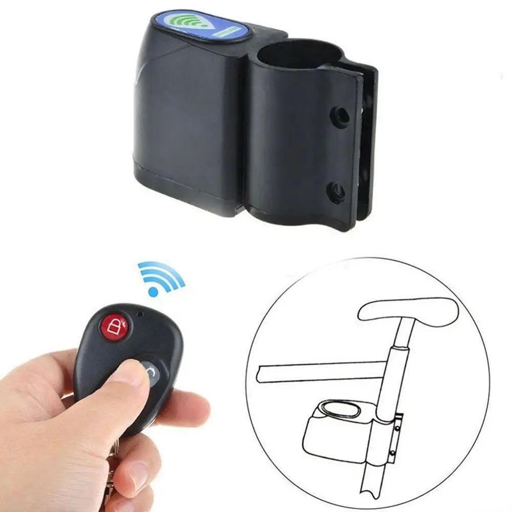 

105 dB Wireless Anti-Theft Alarm for Motorcycle Bicycle Waterproof Security Warning Alarm with Remote Controller