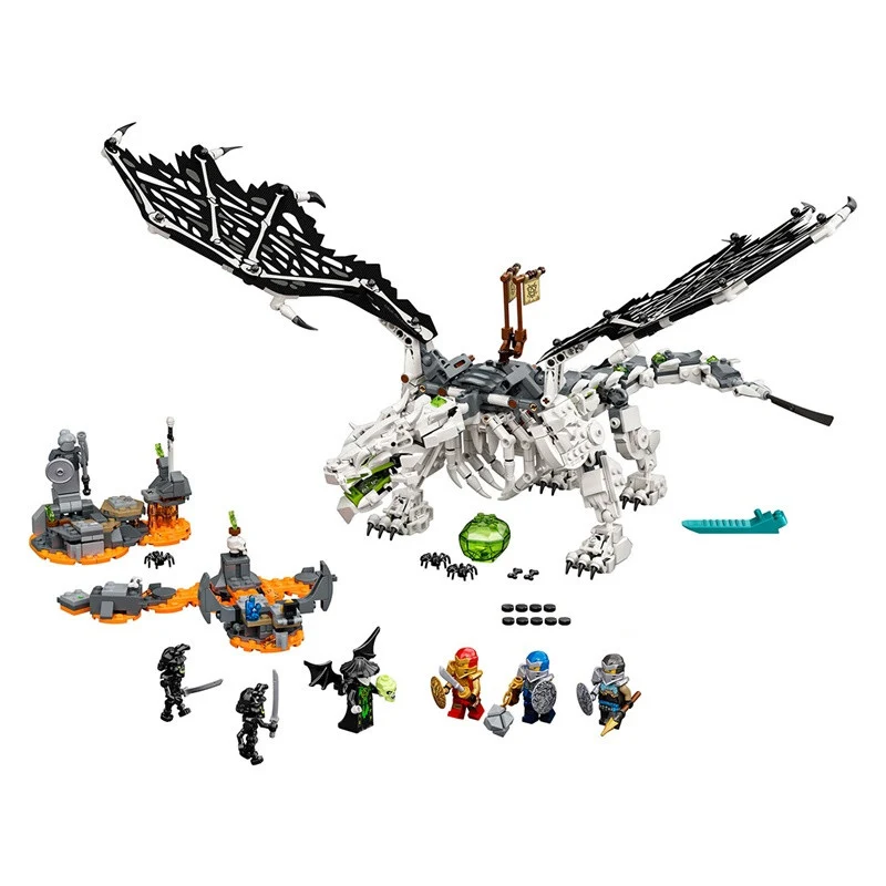 

2020 New Skull Dragon Sorcerer Ninjagoed 71721 Hero Jay Kai Naya Mini Figure of Man Building Blocks Bricks gift for Christmas