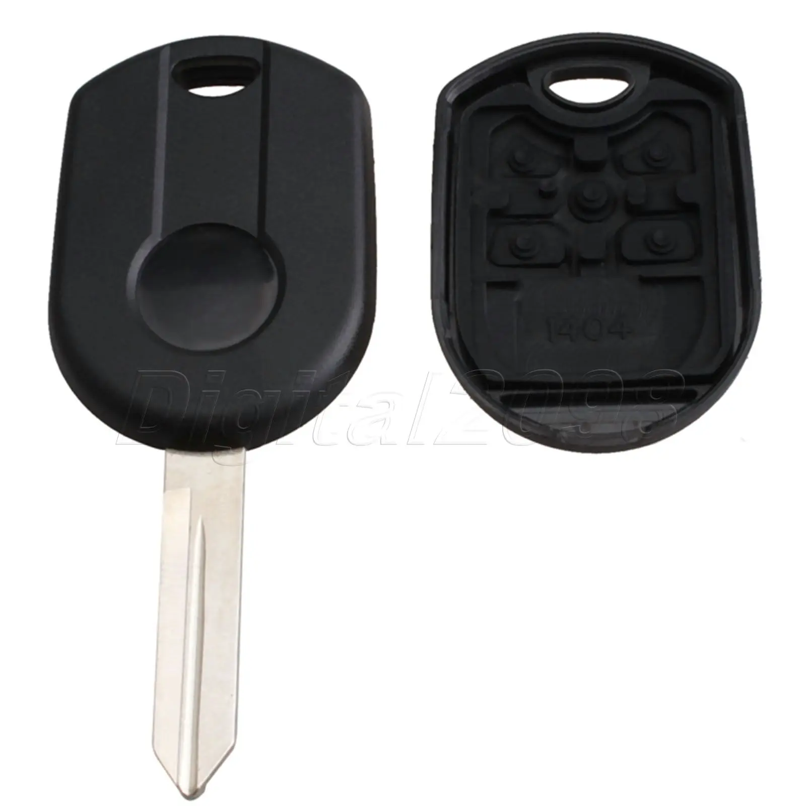 Yetaha 3 кнопки дистанционного ключа оболочки чехол Fob Uncut лезвие для Ford Edge Explorer Flex Focus