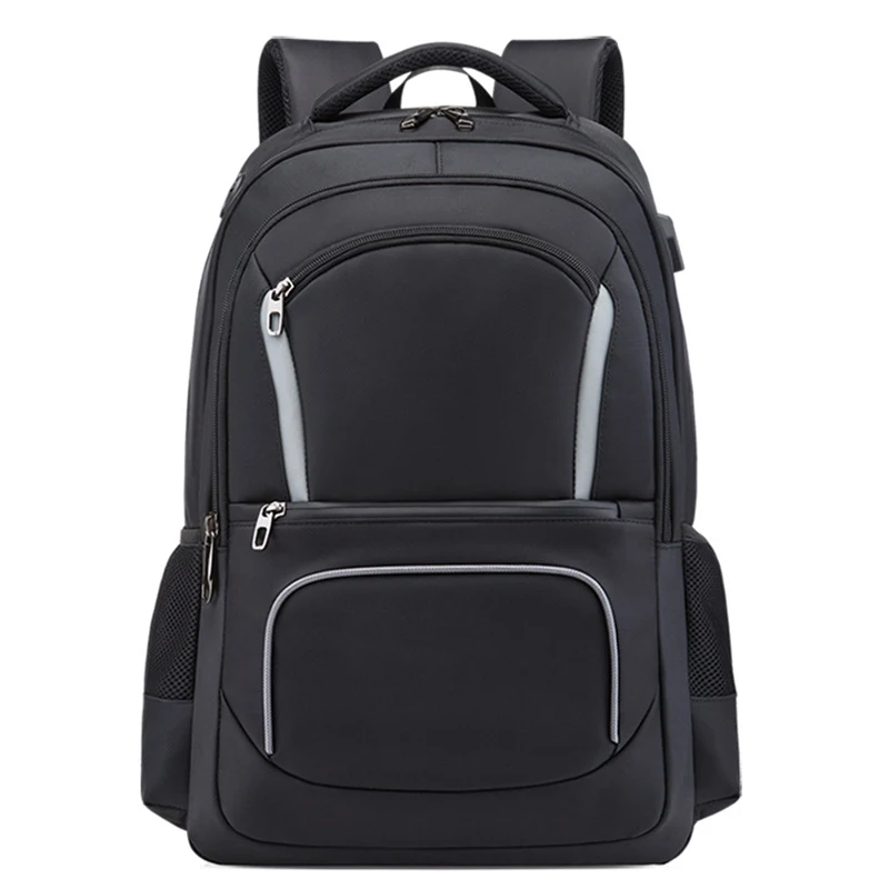 Wear-resistant Waterproof New Fashion Men's Backpack With USB Multi-function Large-capacity Outdoor Casual Travel Student Bag