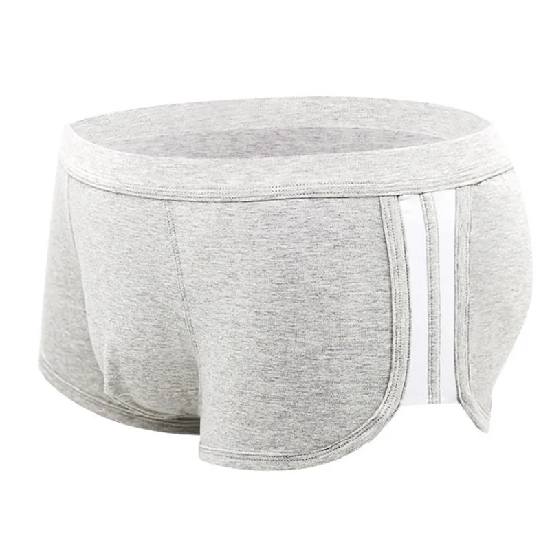 Молодежные четырехугольный трусы мужские спортивные Стиль Трусы шорты из